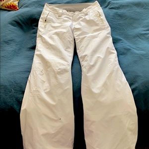 White XS Hyvent North Face Ski Pants